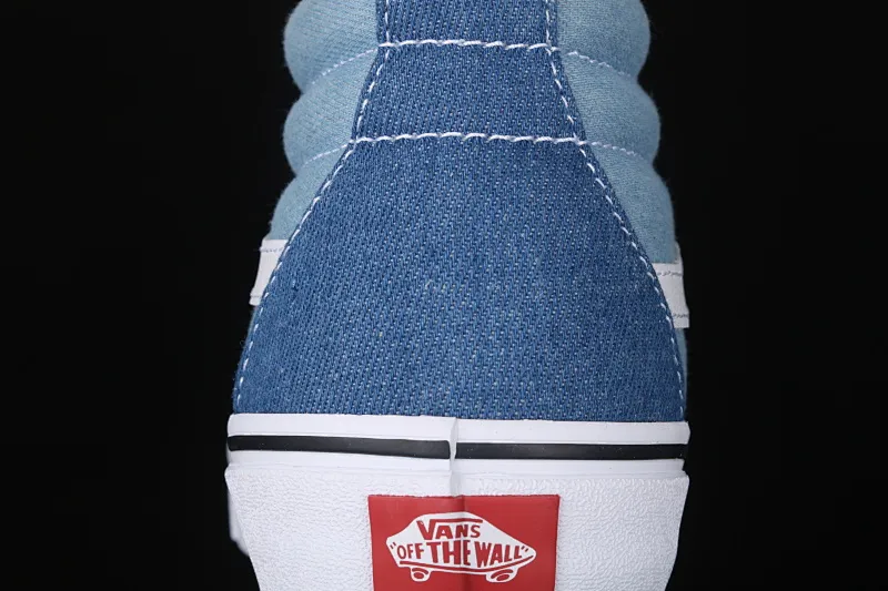 All categories Vans Vans series Vans Mid Vans China Vans Sk8-Mid classic denim blue mid-top casual sneakers VN0A3MV8Q69